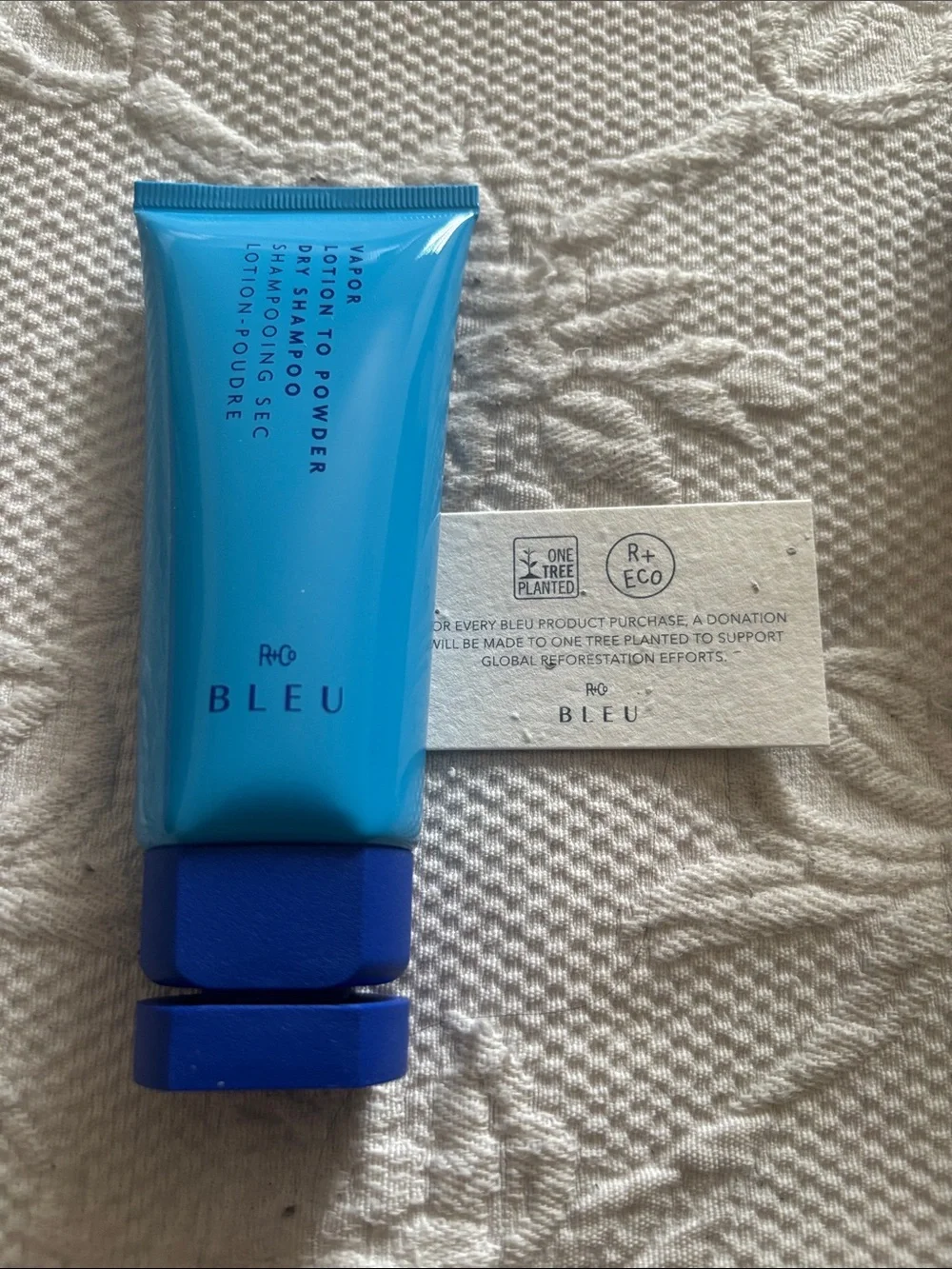 R+Co BLEU Vapor Lotion to Powder Dry Shampoo